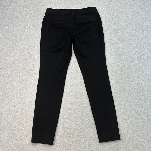 Banana Republic Pants WMNS 2 Mid-Rise Jackson Fit Black Slim Ankle Vented Hem - Picture 4 of 12